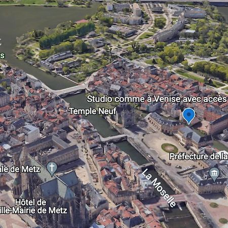 Romantique "Comme A Venise" Au Bord De L'Eau Avec Parking Metz Eksteriør billede