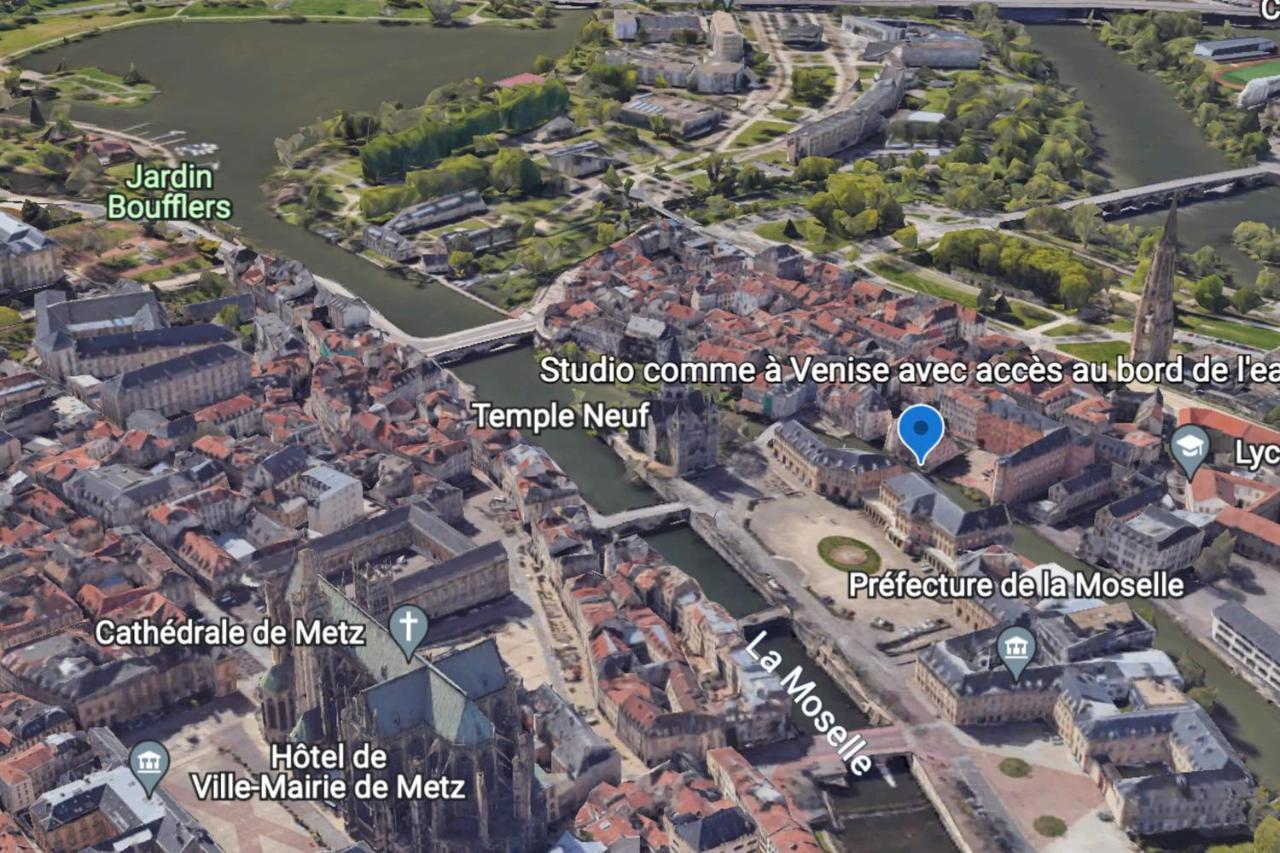 Romantique "Comme A Venise" Au Bord De L'Eau Avec Parking Metz Eksteriør billede
